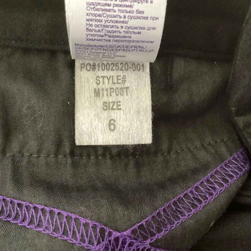 NYDJ Michelle Stretch Ponte Trousers Size 6